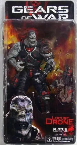 NECA Gears Of War Series 1 - Action Figure Locust Drone, Collezionabile