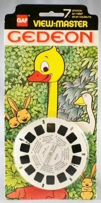  G�d�on - Pochette de 3 disques View-Master 3D Neuf Blister