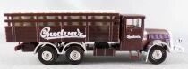 Gefra Ho 1:64 Budweiser Budvar Tatra 111 Brown Beer Delivery Truck with Kegs
