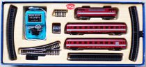 Gégé 6107 Ho Sncf Etendard Train Set Electric Loco BB 9240 2 Passenher Cars Tracks Transformer