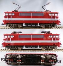 Gégé 6107 Ho Sncf Etendard Train Set Electric Loco BB 9240 2 Passenher Cars Tracks Transformer