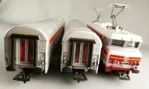 G&eacute;g&eacute; 6120 Ho Sncf Le Lyonnais Train Set Electric Loco CC 6501 2 TEE Stainless Steel Cars Tracks Transformer
