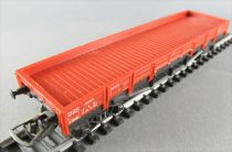 Gégé 6411 Ho Sncf Light Brown Low-Side Flat Wagon Bogies no Box