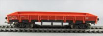 Gégé 6411 Ho Sncf Light Brown Low-Side Flat Wagon Bogies no Box