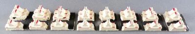 G�ge 6437 Ho Sncf Spare Part Interior Fitting for Stainless Steel Car T.E.E. Mistral