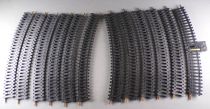 Gégé 6550-30 Ho 12 Curved Steel Tracks of which 1 Power Supply no Box