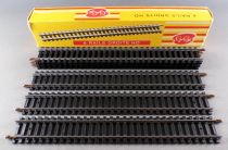 Gégé 6560-30 Ho 6 Straight Steel Tracks 225mm Boxed
