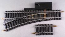Gégé Ho Manual Point to the Left & Compensation Steel Rails no Box