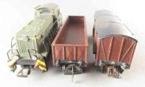 Gégé Ho Sncf Goods Train Set Diesel Loco BB 63001 & 2 Wagons