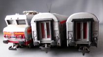 Gégé Ho Sncf Trans Europ Express Train Set Electric CoCo 6501 + 2 Stainless Steel Coach