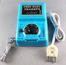 Gégé Ho Transformateur Prim-Elec Transfo Bleu CC 110/220V en 12v Câble Alimentation Rails