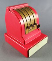 Geobra - Cash Register with Mechanical Drawer Red Tin & Plastic