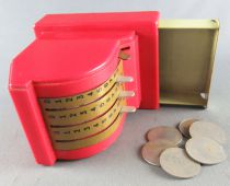 Geobra - Cash Register with Mechanical Drawer Red Tin & Plastic