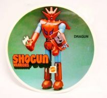 Getter Robo - Mattel Shogun Warriors - Dragun Promotional Sticker (round version) 1979