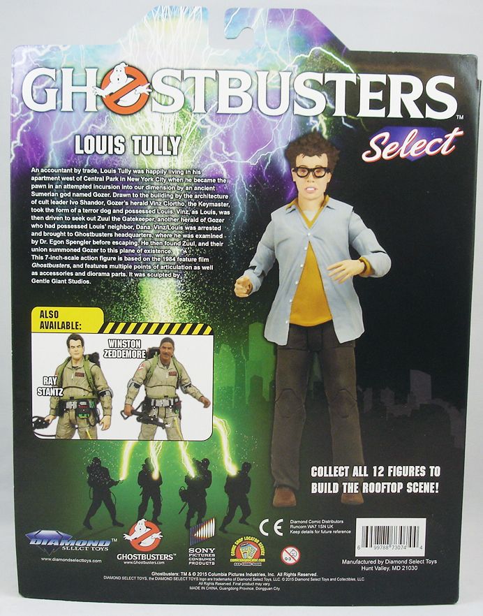 The Real Ghostbusters Minimates Stay Puft & Louis Tully Diamond Select MOC