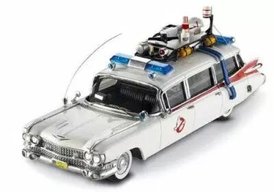 Ghostbusters - Mattel Hotwheels Elite - Ghostbusters Ecto-1 1/18�me  