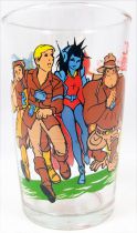 Ghostbusters (Filmation) - Amora drinking glass - The Ghostbusters & Prime Evil