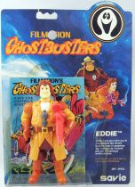 Ghostbusters Filmation - Action Figure - Eddie (loose with Savie cardback)