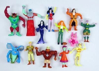 Ghostbusters Filmation - Complete set of 13 pvc figures - Yolanda 1987
