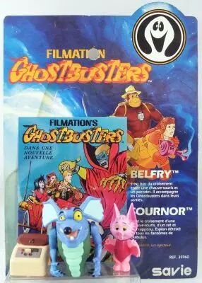 Ghostbusters Filmation - Figurine articul�e - Belfry & Brat-a-Rat / Belfry & Sournor (loose avec cardback Savie)