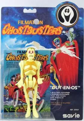 Ghostbusters Filmation - Figurine articul�e - Scared Stiff / Tout-en-Os (loose avec cardback Savie)