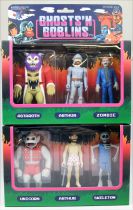 Ghosts\'n Goblins - Super7 ReAction Figure - Set 1&2 : Arthur, Unicorn, Skeleton, Astaroth Zombie, Underwear Arthur