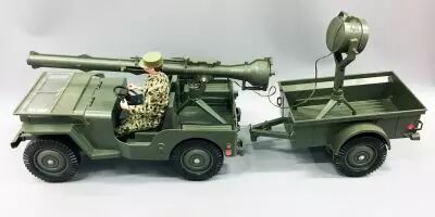 GI Joe - Official Jeep Combat Set - R�f 7000 (occasion avec boite)