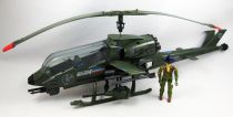 G.I.JOE - 1983 - Assault Copter Dragonfly XH-1 & Wild Bill (loose avec boite)