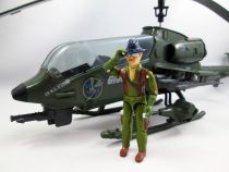 G.I.JOE - 1983 - Assault Copter Dragonfly XH-1 & Wild Bill (loose avec boite)