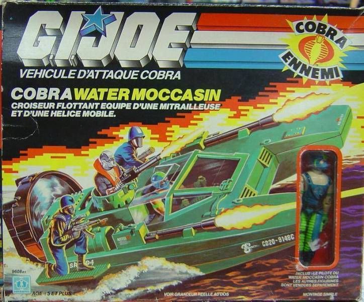 Details about   Vintage 1984 GI Joe  Cobra Water Moccasin Storage Hatch Cover Original Part 