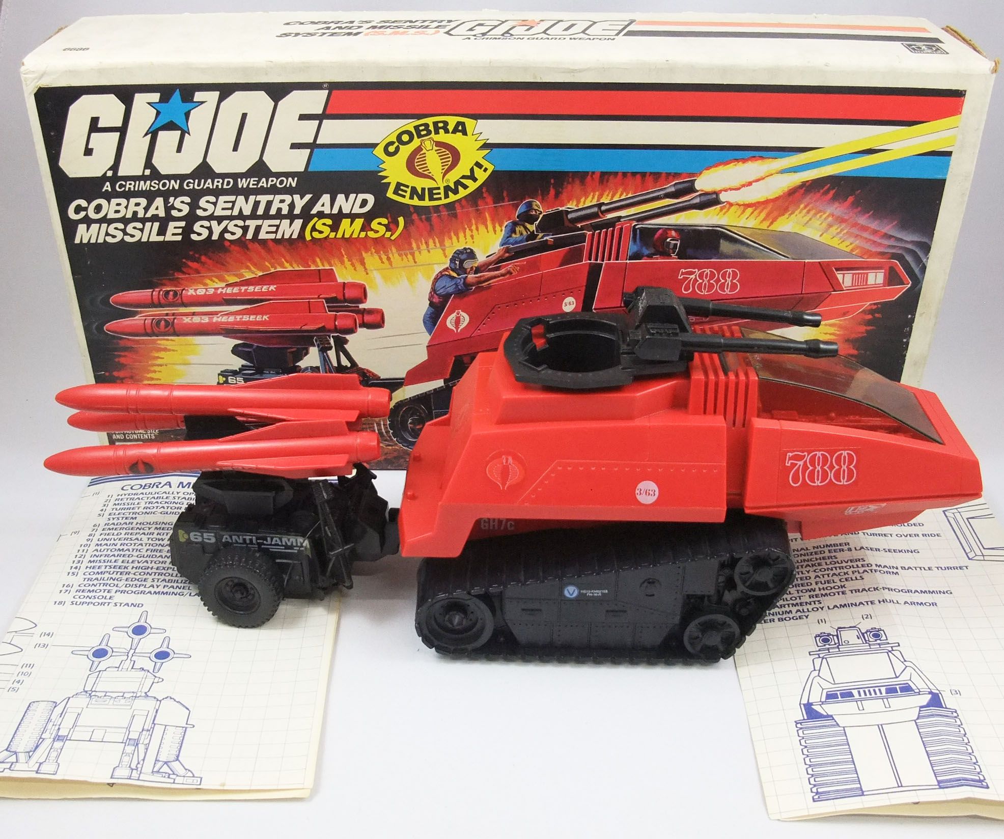 G.I.JOE - 1985 - Cobra's Sentry and Missile System (S.M.S.