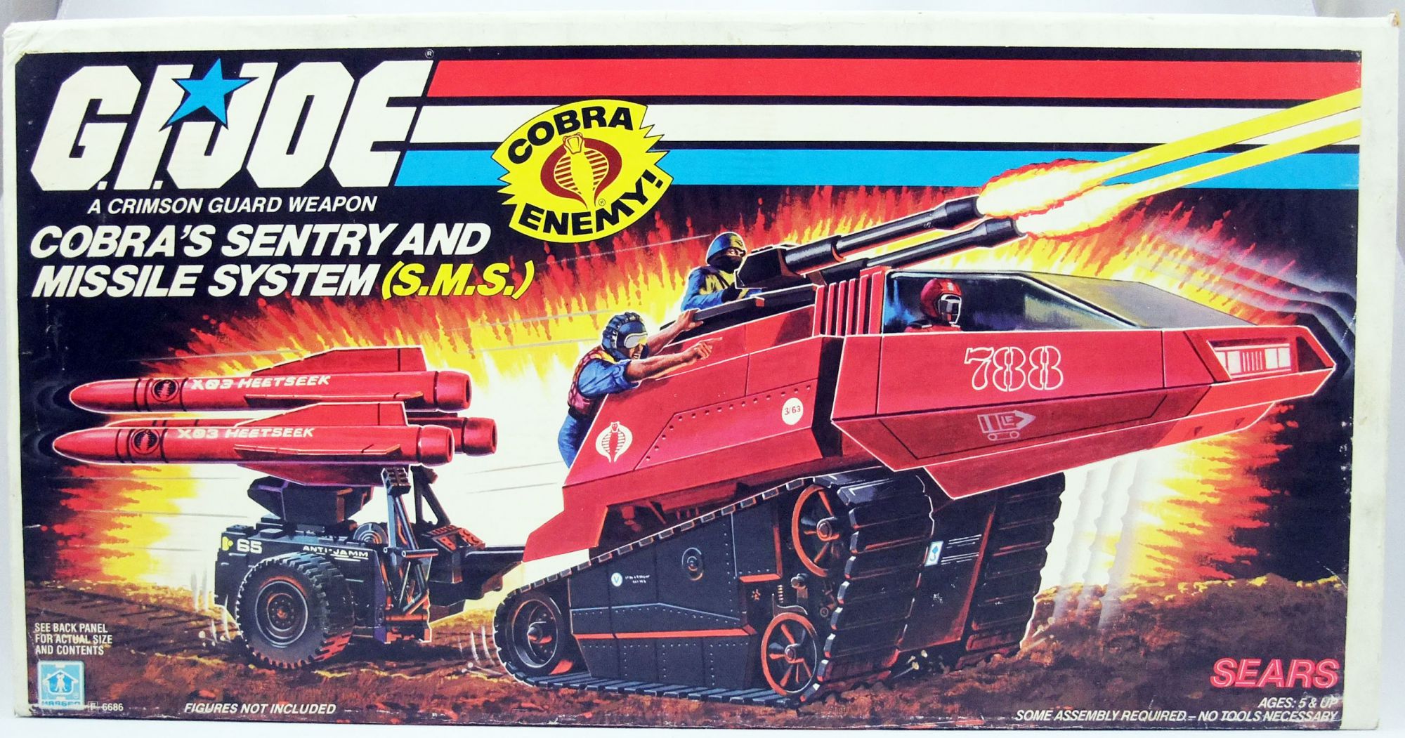 G.I.JOE - 1985 - Cobra's Sentry and Missile System (S.M.S.) - Sears