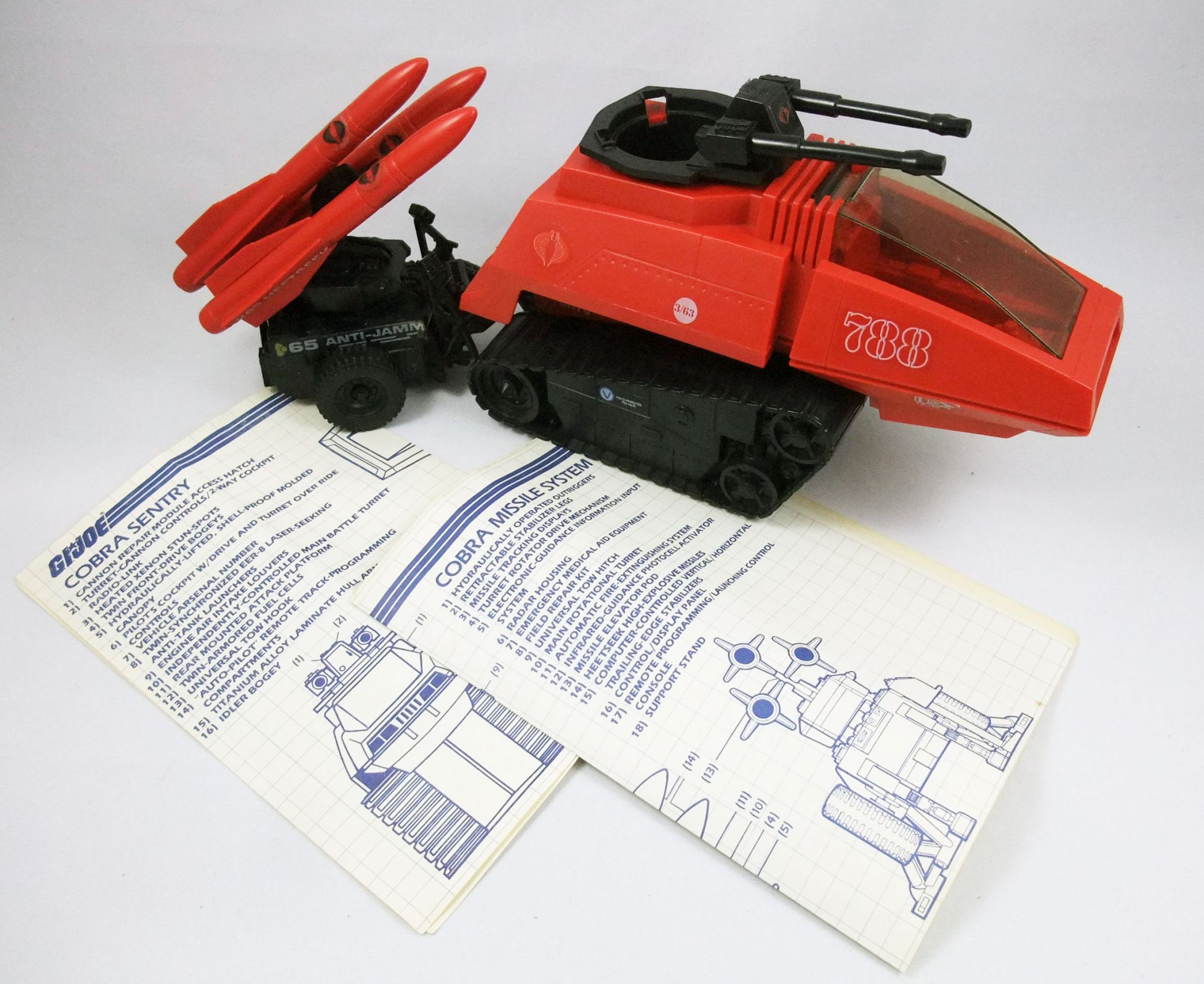 G.I.JOE - 1985 - Cobra's Sentry and Missile System (S.M.S.