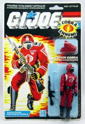 G.I.JOE - 1985 - Crimson Guard - Hasbro France (mint on card)