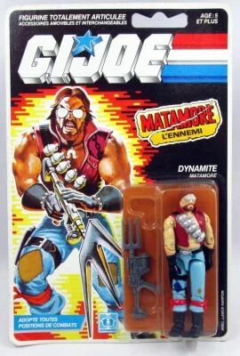 G.I.JOE - 1986 - Dreadnok Monkeywrench (Dynamite) - Hasbro France (neuf sous blister)