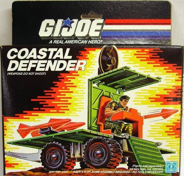 GI Joe Coastal Defender vintage pièces missiles Lot Original 1987 A Real American Hero vous choisissez 