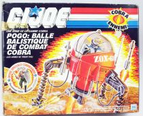 G.I.JOE - 1987 - Cobra POGO Balle Balistique de Combat
