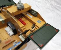 G.I.JOE - 1987 - Mobile Command Center & Steam Roller (loose with box)