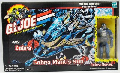 G.I.JOE - 2002 - Cobra Mantis Sub with Cobra Moray