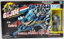 G.I.JOE - 2002 - Cobra Mantis Sub with Cobra Moray