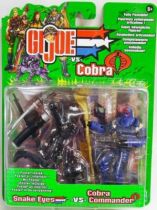 G.I.JOE - 2002 - Snake Eyes & Cobra Commander