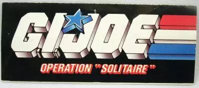 G.I.Joe - Catalogue d�pliant Hasbro France 1989 \ Op�ration Solitaire\ 