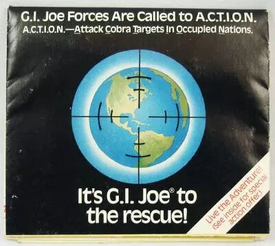 G.I.Joe - Catalogue d�pliant Hasbro USA 1987 \ Operation A.C.T.I.O.N.\ 