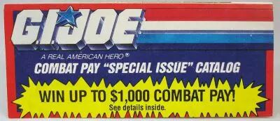 G.I.Joe - Catalogue d�pliant Hasbro USA 1991 \ Combat Pay\ 
