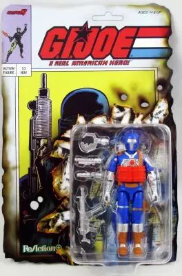 G.I.Joe - Figurine ReAction+ Super7 - Cobra B.A.T. \ Time Bomb\  (Marvel Comics)