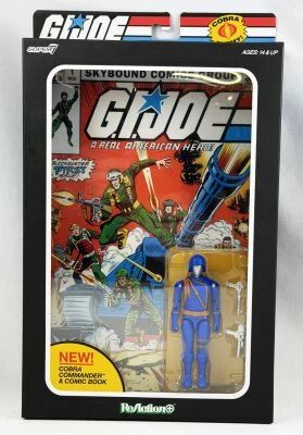G.I.Joe - Figurine ReAction+ Super7 - Cobra Commander (Skybound Comic Box Series, Issue #1)