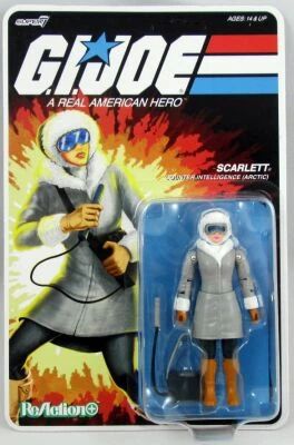 G.I.Joe - Figurine ReAction+ Super7 - Scarlett \ Arctic\  (Sunbow cartoon)
