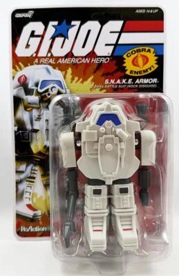 G.I.Joe - Figurine ReAction+ Super7 - S.N.A.K.E. Armor (Sunbow Cartoon)