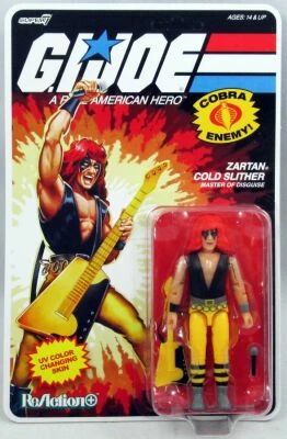 G.I.Joe - Figurine ReAction+ Super7 - Zartan \ Cold Slither\  (Sunbow cartoon)