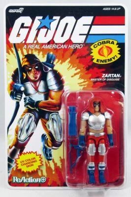G.I.Joe - Figurine ReAction+ Super7 - Zartan (Marvel Comic)